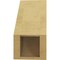 Ekena Millwork 5-inch W x 10-inch D x 10-inch H Carmel Rough Cedar Woodgrain TimberThane Knee Brace, Primed BRCUR05X10X10CARRCPR - alternate 6
